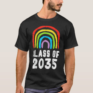 Camiseta Classe Arco-Íris De 2035 Cresce Comigo Meninas Bon