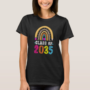 Camiseta Classe Arco-Íris de 2035 Leopard Pre k Cresce com