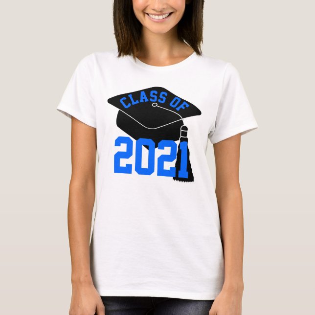 Camiseta Classe Azul do Boné Formando de 2024 (Frente)