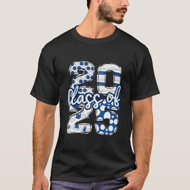 Camiseta Classe Azul E Branca De Mais velho 2025 Classe 202 (Frente)