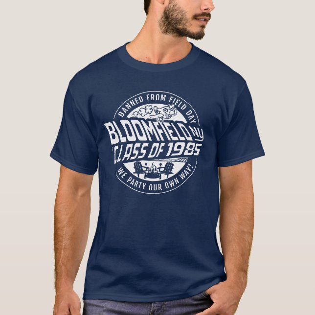 Camiseta Classe BCS de "Reunião 85 (Frente)