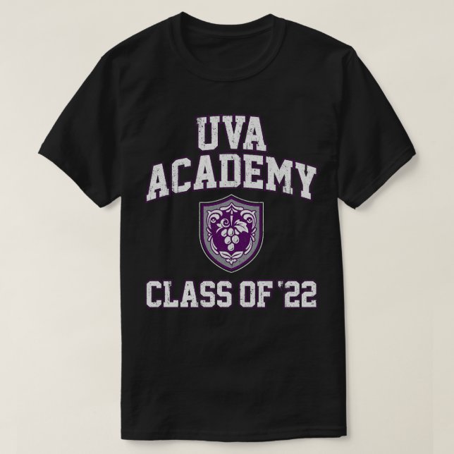 Camiseta Classe da Academia Uva (Frente do Design)