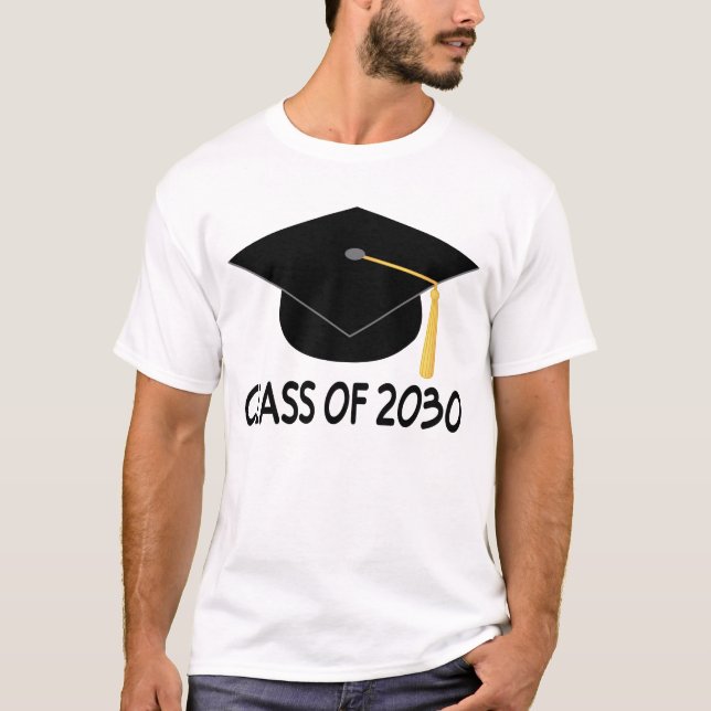 Camiseta Classe da graduação do t-shirt 2030 (Frente)