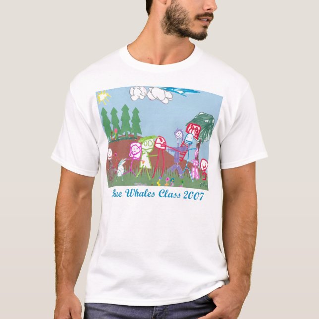 Camiseta Classe das baleias azuis de 2007 (Frente)