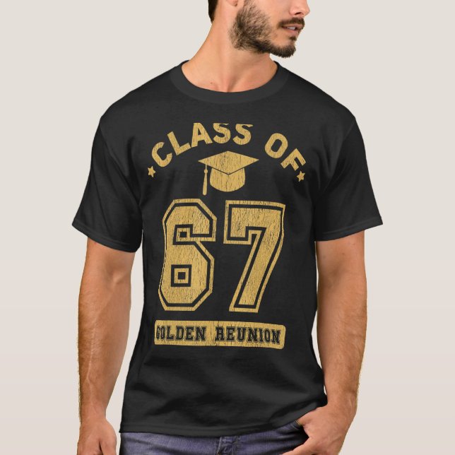 Camiseta Classe De 1967 Reunio De Graduação De Segundos gra (Frente)