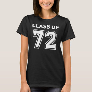 Camiseta Classe De 1972 Reunião De Segundos graus Colegiais