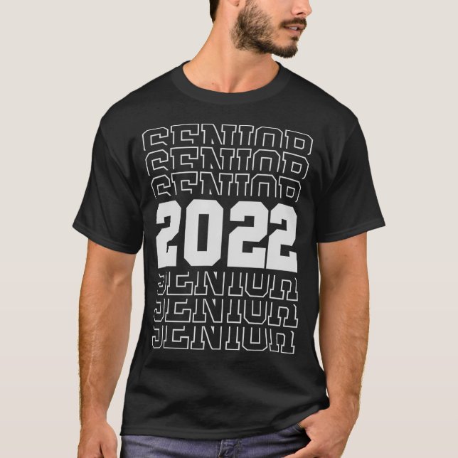 Camiseta Classe De 2022 #Formandos De Graduação De Mais vel (Frente)