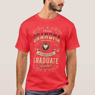 Camiseta Classe de 2022 Vovó Orgulhosa de Professora
