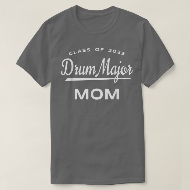 Camiseta Classe de 2023 Drum Major Mãe (Frente do Design)