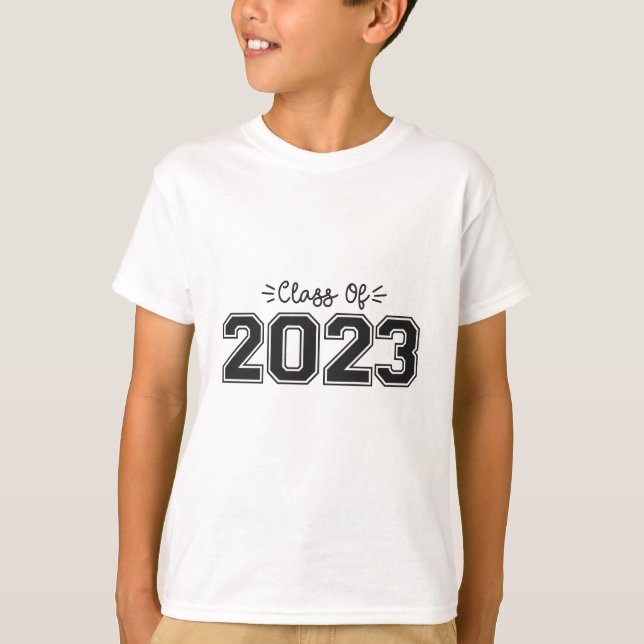 Camiseta Classe de 2023, Graduação, mais velho 2023 (Frente)