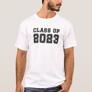Camiseta Classe De 2023 Homens Meninos Meninos Legal Format