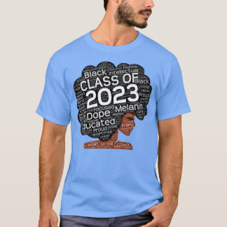 Camiseta Classe De 2023: Mulher Negra Afro