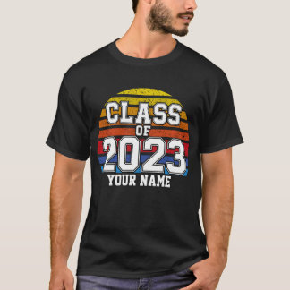 Camiseta Classe de 2023 Retro Sunset