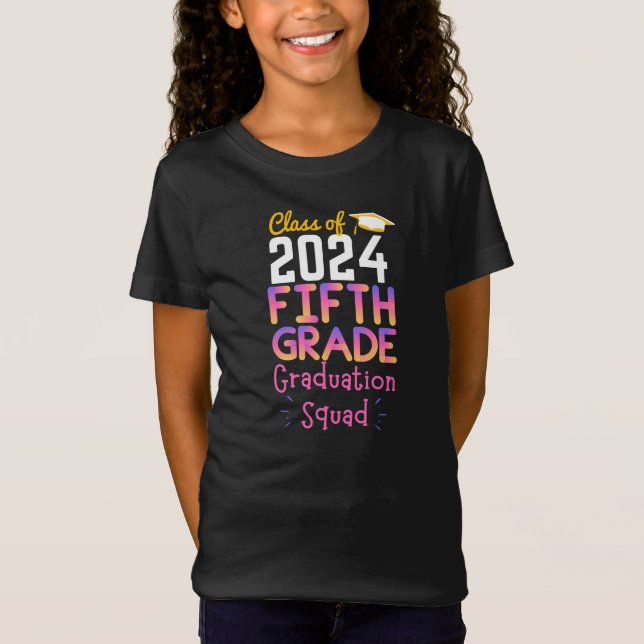Camiseta Classe de 2024 - Camiseta-T para Graduação 5 (Frente)