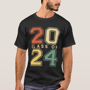 Camiseta Classe de 2024 Cresce Comigo Primeiro Dia de Gradu