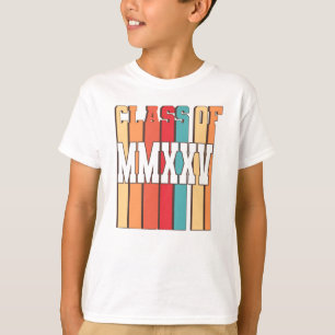 Camiseta Classe De 2025 Graduação Escolar MMXXV Diplom Re