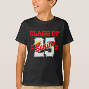 Camiseta Classe de 2025 Mais velho 2025 Graduação Vintage