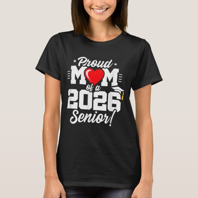 Camiseta Classe de 2026 - Ano Mais velho - Mais velho 26 da (Frente)