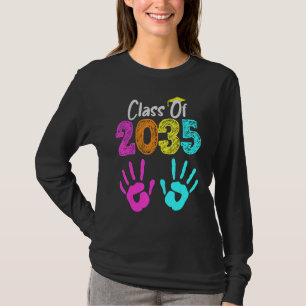 Camiseta Classe De 2035 Cresce Com O 12 de pré-K de impress