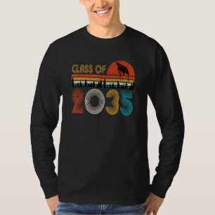 Camiseta Classe De 2035 Cresce Com O Relatório De Vintagem