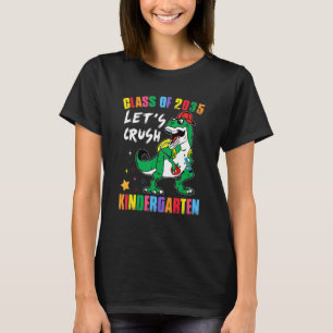 Camiseta Classe de 2035 Cresce Comigo deixa esmagar jardim
