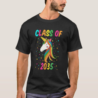 Camiseta Classe De 2035 Cresce Comigo Primeiro Dia De Unicó