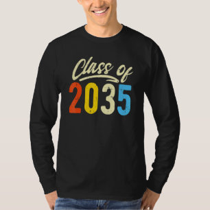 Camiseta Classe De 2035: Crescer No Primeiro Dia Do Jardim