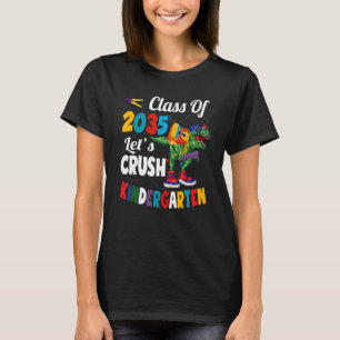 Camiseta Classe De 2035 Let É Esmagada Jardim De Infância D