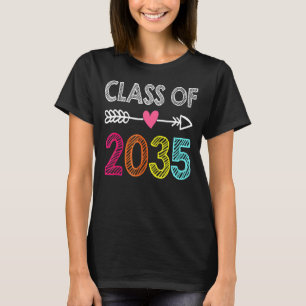 Camiseta Classe De 2035 Pré K A 12 Manipulações No Verso Cr