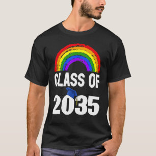 Camiseta Classe De 2035 Primeiro Dia Menina De Jardim De In