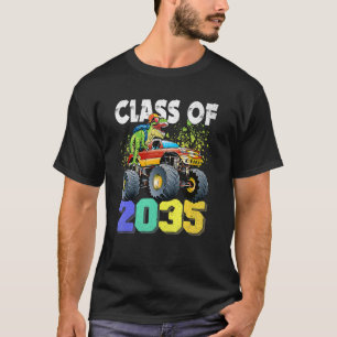 Camiseta Classe De 2035 Rex Dinossaur Monster Truck Pre K B