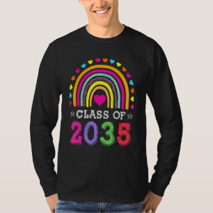 Camiseta Classe De 2035 "Shirt Kids Graduation Pre K Forman