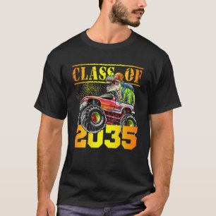 Camiseta Classe De 2035 T Rex Monster Dinossaur Monster Tru