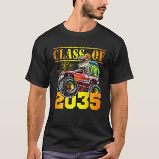 Camiseta Classe De 2035 T Rex Monster Dinossaur Monster Tru