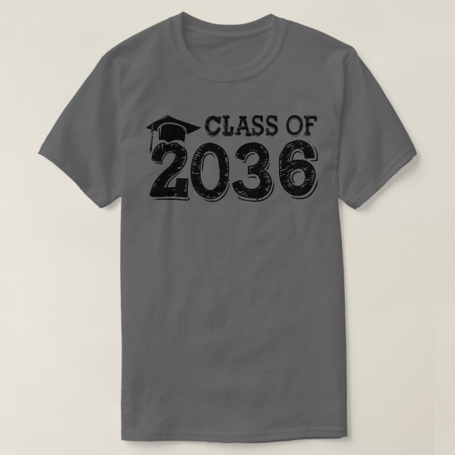 Camiseta Classe De 2036 Cresce Com O Espaço De Impressões M (Frente do Design)
