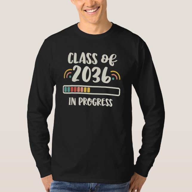 Camiseta Classe De 2036 Em Curso Online Virtual School Gr (Frente)