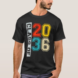 Camiseta Classe de 2036 Escola do Primeiro Dia 70 Cresce co