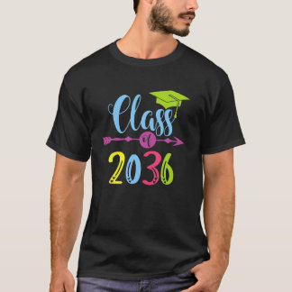 Camiseta Classe De 2036 Pré-K Cresce Com Mim - Graduação