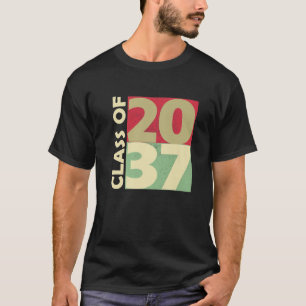 Camiseta Classe De 2037 Primeiro Dia De Escola Cresceu Comi