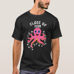 Camiseta Classe De 2038 Cresce Comigo Primeiro Dia De Jardi
