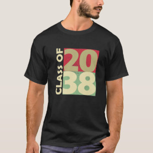 Camiseta Classe De 2038 Primeiro Dia De Escola Cresceu Comi
