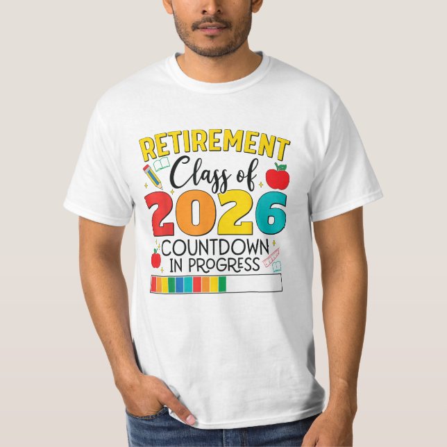 Camiseta Classe De Aposentação De Professores Aposentados D (Frente)