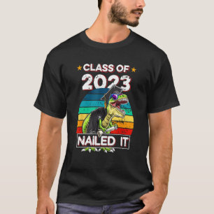 Camiseta Classe De Boné de formatura Rex Dinossaur 2023