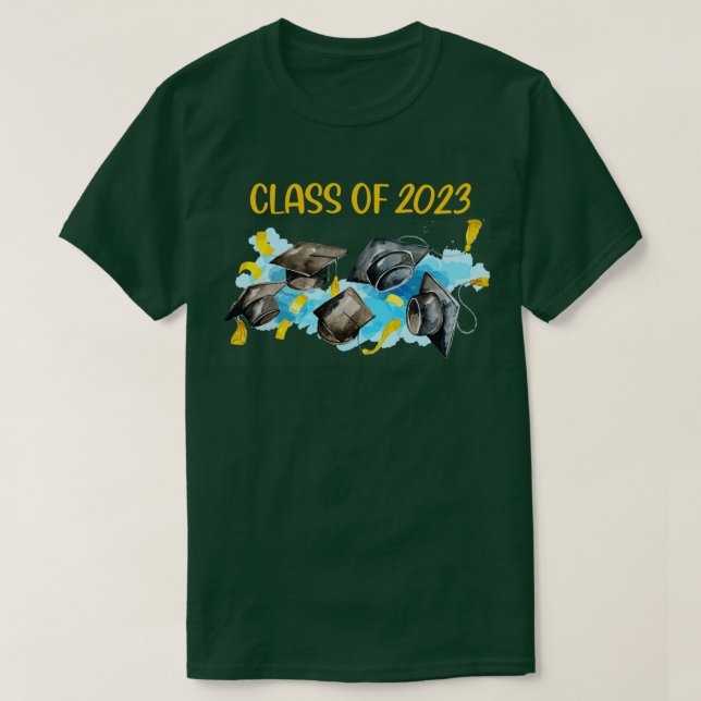 Camiseta Classe De Chapéu De Graduação 2023 (Frente do Design)
