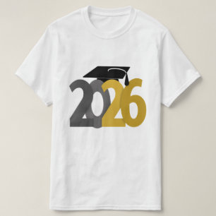 Camiseta Classe de Cinzas Douradas de Graduação 2026