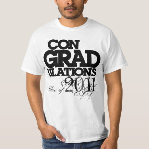 Camiseta Classe de ConGRADulations do t-shirt 2011 2