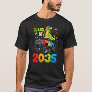 Camiseta Classe De Dinossauro 2035 Cresce Comigo De Volta À