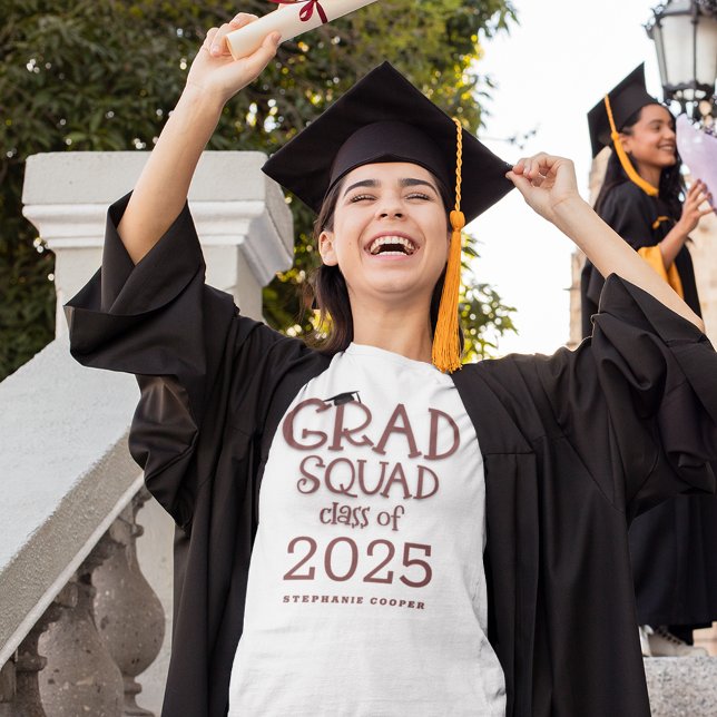 Camiseta Classe de Esquadrão de Formando de Graduação de No (Criador carregado)