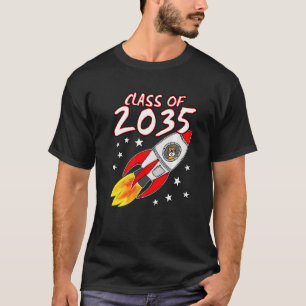 Camiseta Classe De Foguete Espacial 2035 Cat 1