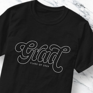 Camiseta Classe de Formando de 20XX Retrovoltagem Simples